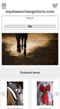 Mobile Screenshot of equineexchangestore.com